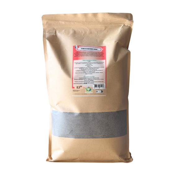 Terre de diatomée non calcinée 2,5kg