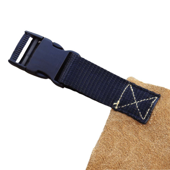 tablier de jardinage en cuir robuste