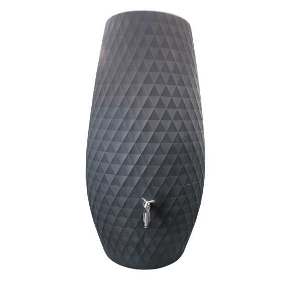 cuve a eau de pluie gris graphite 230 L fabrication francaise