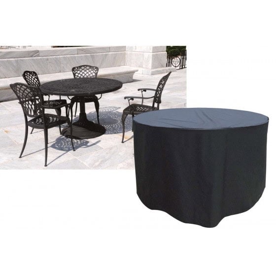 Housse de protection table ronde et 4 chaises