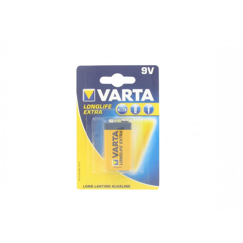 VARTA Pile 9v Longlife AlKaline 6LR61 // Batterie Alcaline 9 volt