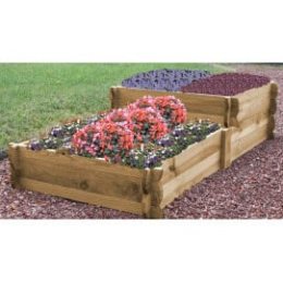 carre potager escalier en bois douglas français