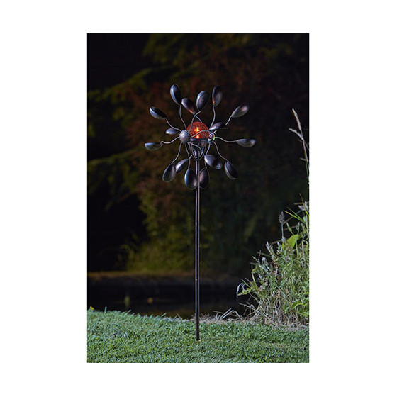 éolienne de jardin décorative en métal