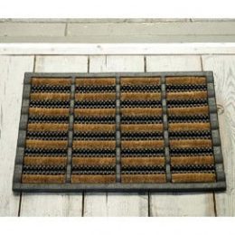 Tapis paillasson extérieur grattant coco et caoutchouc