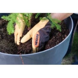 Gants de jardinage Femme en cuir hydrofuge