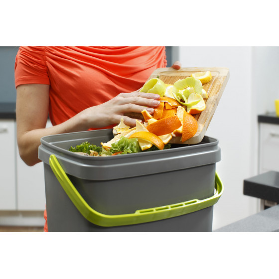 Seau de cuisine Bokashi 16 litres et sac 1 kg d’activateur de compost