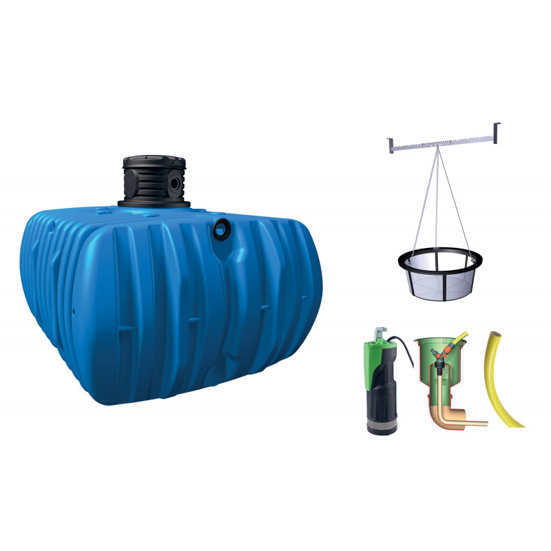 Habitation - Package pompe immergée et filtre eau de pluie