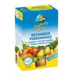 2 recharges pour piège à phéromone contre le ver des pommes et poires