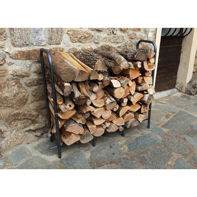 Rangement pour bois avec palette de bois  Bois de chauffage, Range bois  intérieur, Rangement bois de chauffage