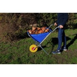 Brouette de jardin pliable en aluminium