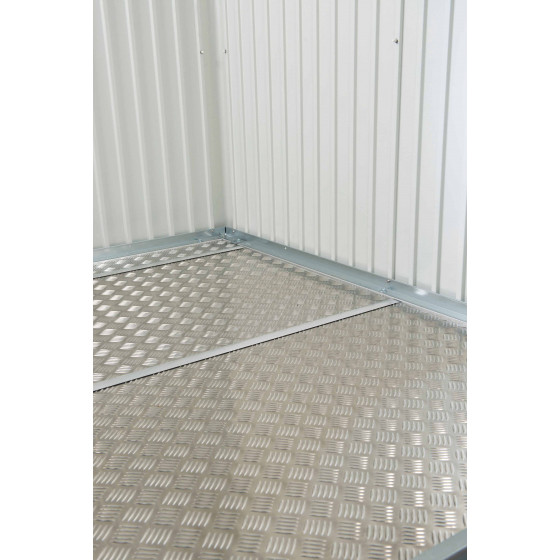 Plancher en aluminium pour abri de jardin metal 3,3 m2 BIOHORT