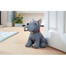 Bloque porte chien en tissu