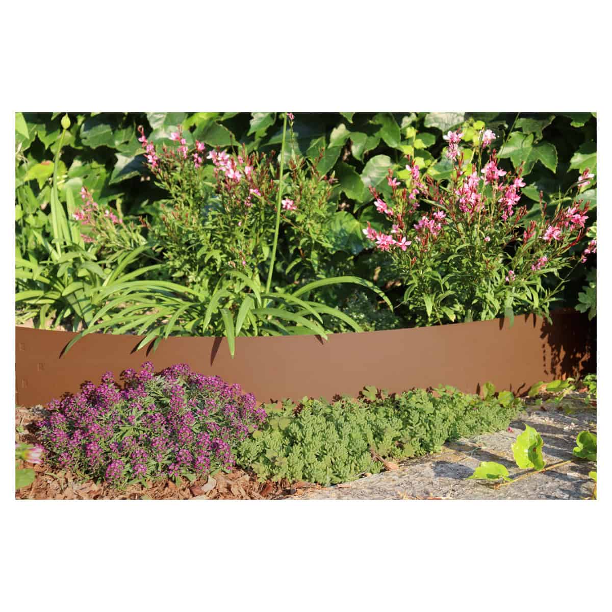 Bordure De Jardin En Acier Inoxydable 304 - 1 M X 1 Mm, Sans Creusage, Antirouille, Durable