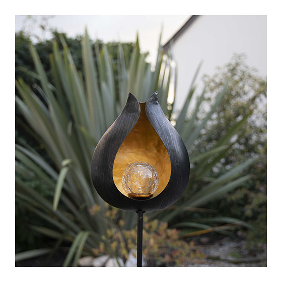 lampe solaire tulipe