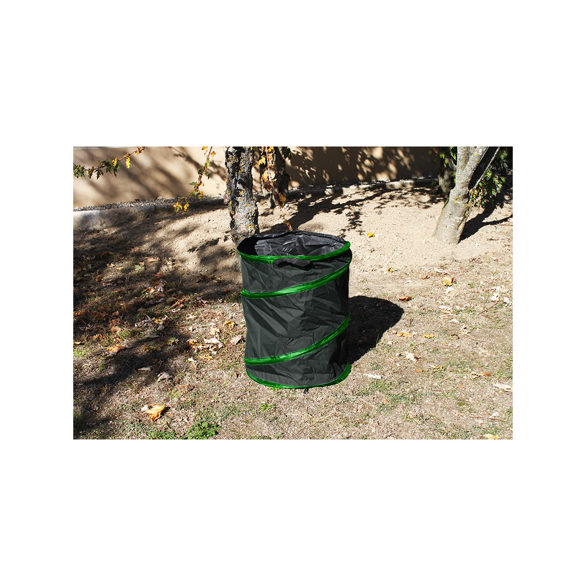 3x sacs à déchets de jardin XL - sac de jardin pliable avec poignées -  poubelle