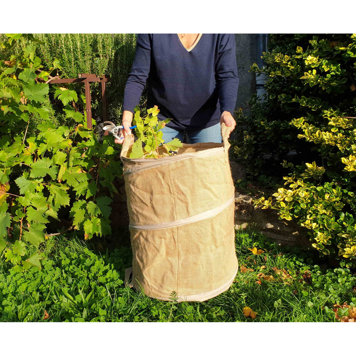 Rouleaux de sacs poubelles verts de 30 litres 100% à base de plantes