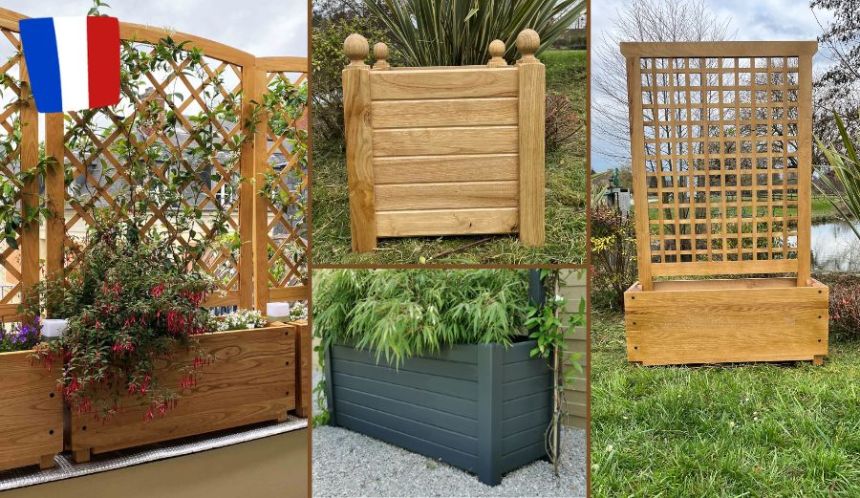 Des bacs et jardinières de fabrication française