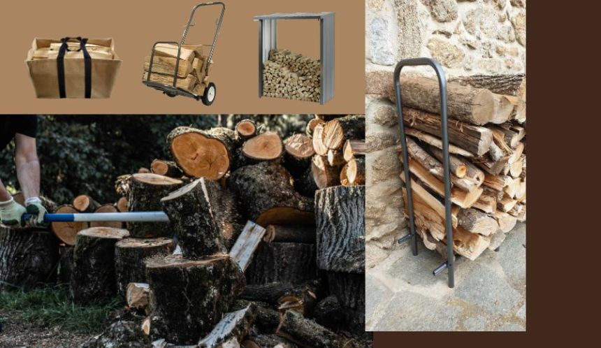 Coupez, déplacez et stockez votre bois !